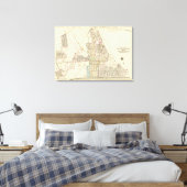 ニューヨークのペラム州Mt Vernon ward 5 キャンバスプリント (インサイチュ (寝室))