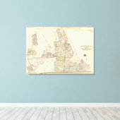 ニューヨークのペラム州Mt Vernon ward 5 キャンバスプリント (インサイチュ (ウッドフロア))