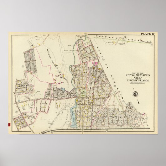 ニューヨークのペラム州Mt Vernon ward 5 ポスター (正面)