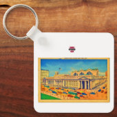 ニューヨークのペンシルバニア鉄道ペン駅 キーホルダー (正面)