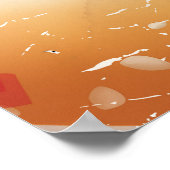 ニューヨークのホットドッグヴィンテージのポスター ポスター (角)