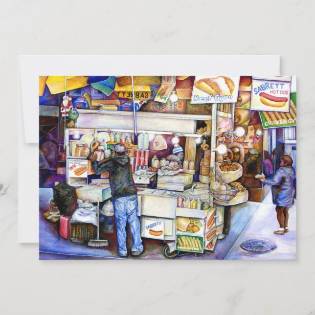 ニューヨークのホットドッグ神 (正面)