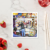 ニューヨークのホットドッグ神 スタンダードカクテルナプキン (インサイチュ)