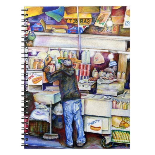 ニューヨークのホットドッグ神 ノートブック (正面)