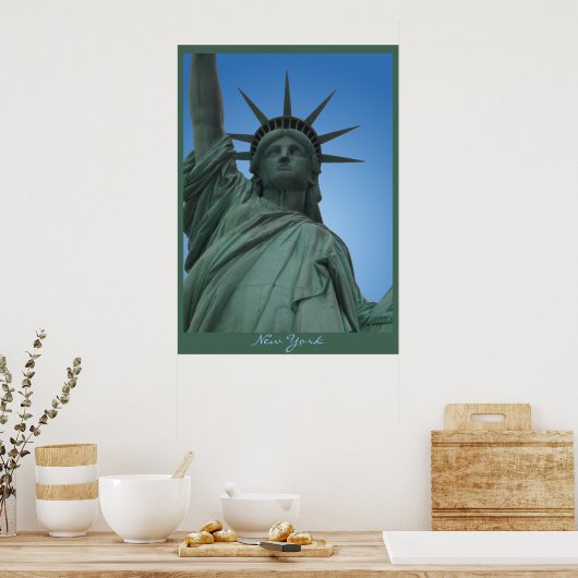 ニューヨークのポスター自由の女神ニューヨークプリント ポスター (キッチン)
