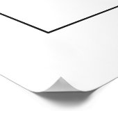 ニューヨークのミニマリスト地図ポスター（余白あり） ポスター (角)