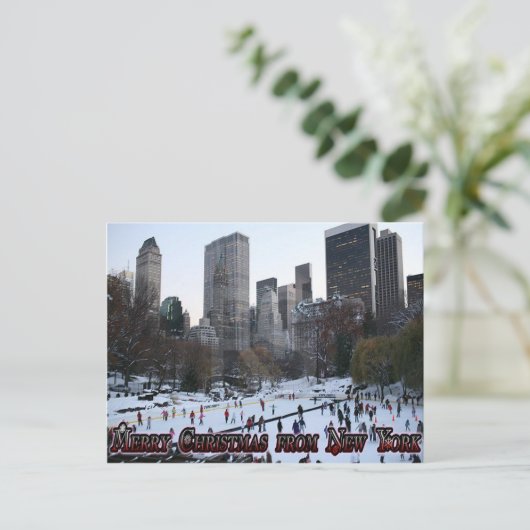 ニューヨークのメリークリスマス シーズンポストカード (スタンド正面)