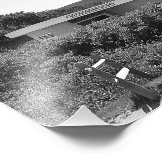 ニューヨークのモントークにある灯台 フォトプリント (角)