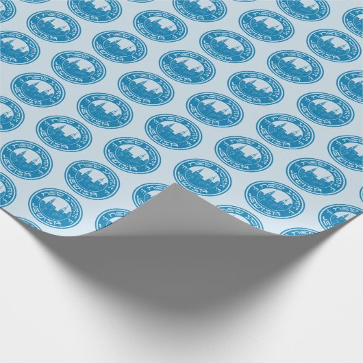 ニューヨークのユダヤ人のアメリカのギフト用包装紙 ラッピングペーパー (角)