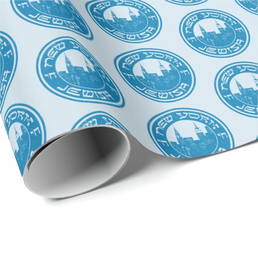 ニューヨークのユダヤ人のアメリカのギフト用包装紙 ラッピングペーパー (ロールコーナー)