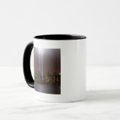 ニューヨークのライトの世界貿易センター捧げ物。 マグカップ (正面左)