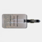 ニューヨークのライトの世界貿易センター捧げ物。 ラゲッジタグ (裏面横)