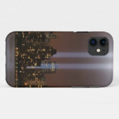 ニューヨークのライトの世界貿易センター捧げ物。 Case-Mate iPhoneケース (裏面(横))