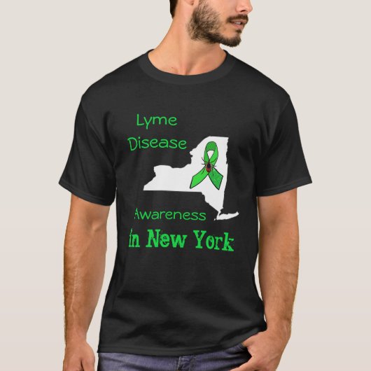 ニューヨークのライム病啓発Tシャツ Tシャツ (正面)