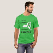 ニューヨークのライム病啓発Tシャツ Tシャツ (正面フル)