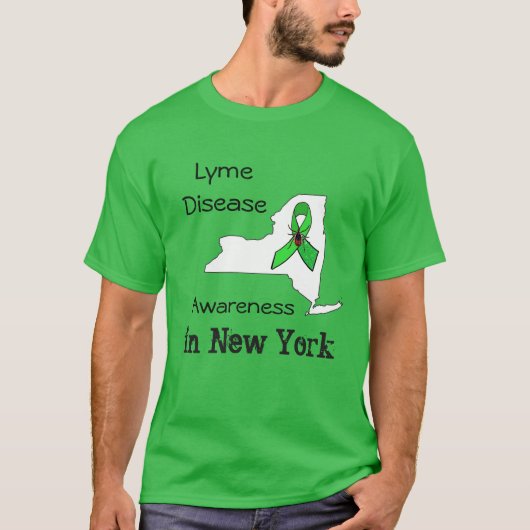 ニューヨークのライム病啓発Tシャツ Tシャツ (正面)