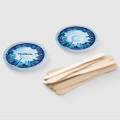 ニューヨークのラウンド超高層ビルスカイライン ハンドファン (組立なし)