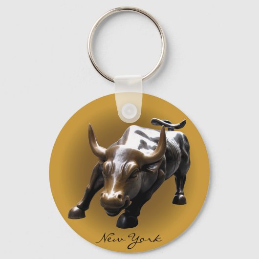 ニューヨークのランドマークキーチェーンニューヨークのお土産 キーホルダー (正面)