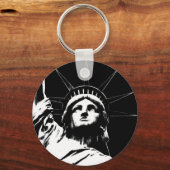 ニューヨークのランドマークキーチェーンニューヨークのお土産 キーホルダー (正面)