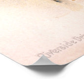 ニューヨークのリバーサイドドライブで自転車を持つ女性 ポスター (角)