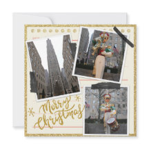 ニューヨークのロックフェラープラザからメリークリスマス