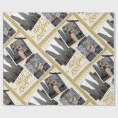 ニューヨークのロックフェラープラザからメリークリスマス ラッピングペーパー (フラット)