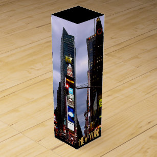 ニューヨークのワイン箱のタイムズ・スクエアのニューヨークの記念品 ワインギフトボックス