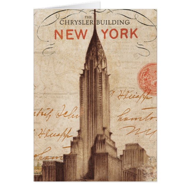 ニューヨークのヴィンテージのクライスラの建物 (正面)