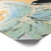 ニューヨークのヴィンテージの肖像画 ポスター (角)