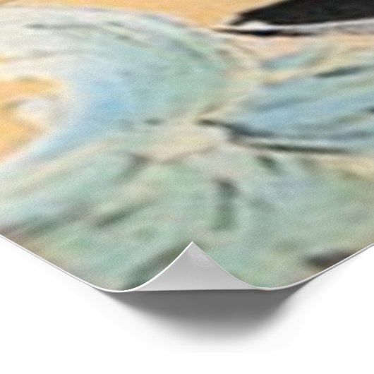 ニューヨークのヴィンテージの肖像画 ポスター (角)