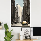 ニューヨークのヴィンテージポスター ポスター (ホームオフィス)