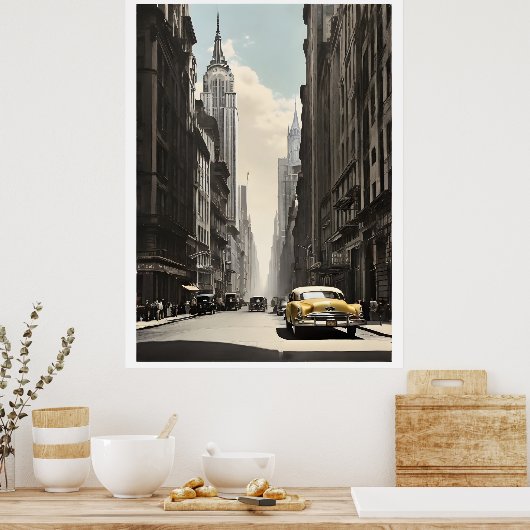 ニューヨークのヴィンテージポスター ポスター (キッチン)