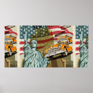 ニューヨークのヴィンテージポスター。 ポスター