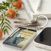 ニューヨークのヴィンテージ土産 キーホルダー (正面右)