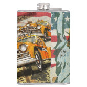 ニューヨークのヴィンテージ旅行ポスター。 フラスク (裏面)