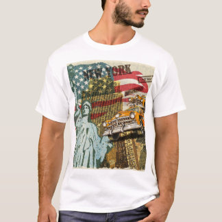ニューヨークのヴィンテージ旅行ポスター。 Tシャツ