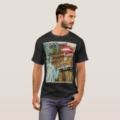 ニューヨークのヴィンテージ旅行ポスター。 Tシャツ (正面フル)