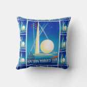 ニューヨークの万国博覧会 クッション (裏面)