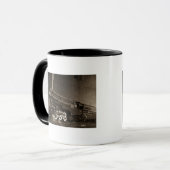 ニューヨークの中央ヴィンテージのアールデコの列車 マグカップ (正面左)