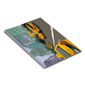 ニューヨークの交通写真のノート(80ページB&W) ノートブック (右側)