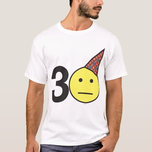 ニューヨークの人: 誕生日T -30 Tシャツ (正面)