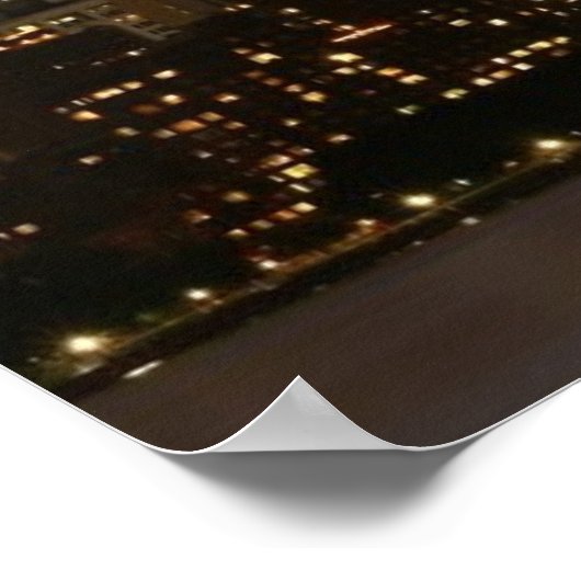 ニューヨークの光の中で世界貿易センターの献上品。 ポスター (角)