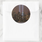 ニューヨークの光の中で世界貿易センターの献上品。 ラウンドシール (バッグ)