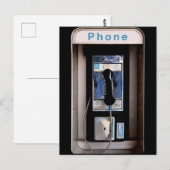 ニューヨークの公衆電話 ポストカード (正面/裏面)