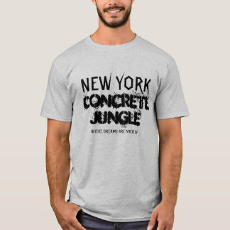 ニューヨークの具体的なジャングルのワイシャツ Tシャツ
