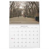 ニューヨークの写真の旅 カレンダー (3月 2027)
