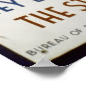 ニューヨークの冬が好きヴィンテージ州ポスター ポスター (角)