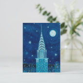 ニューヨークの冬のはがき ポストカード (スタンド正面)