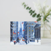 ニューヨークの冬。クリスマスポストカード シーズンポストカード (スタンド正面)