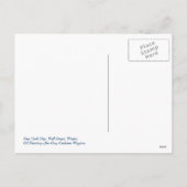 ニューヨークの冬。クリスマス シーズンポストカード (裏面)